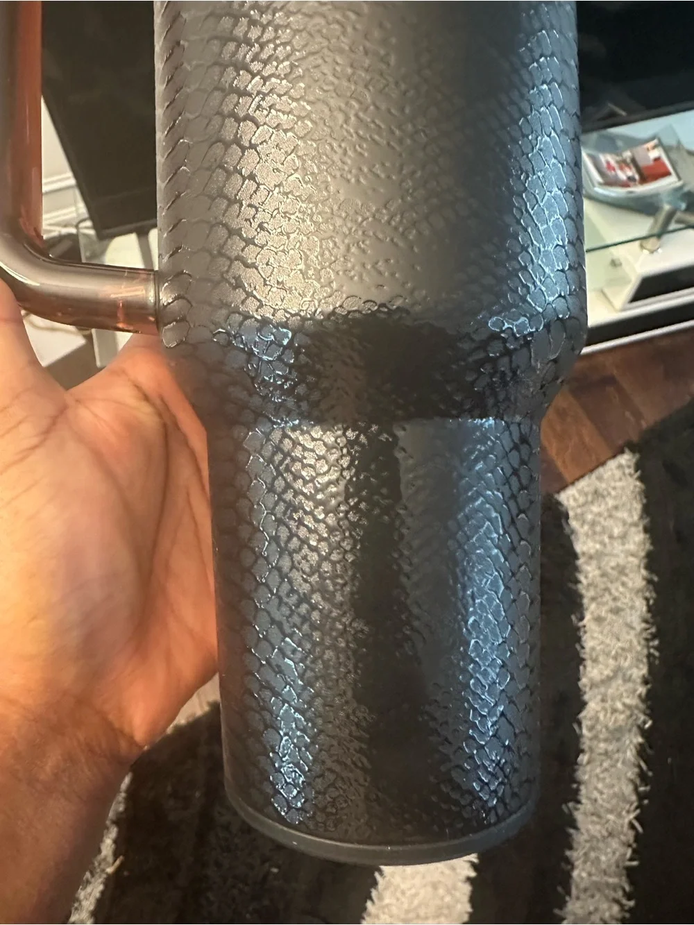 Stanley Black Snakskin 40oz Quencher
